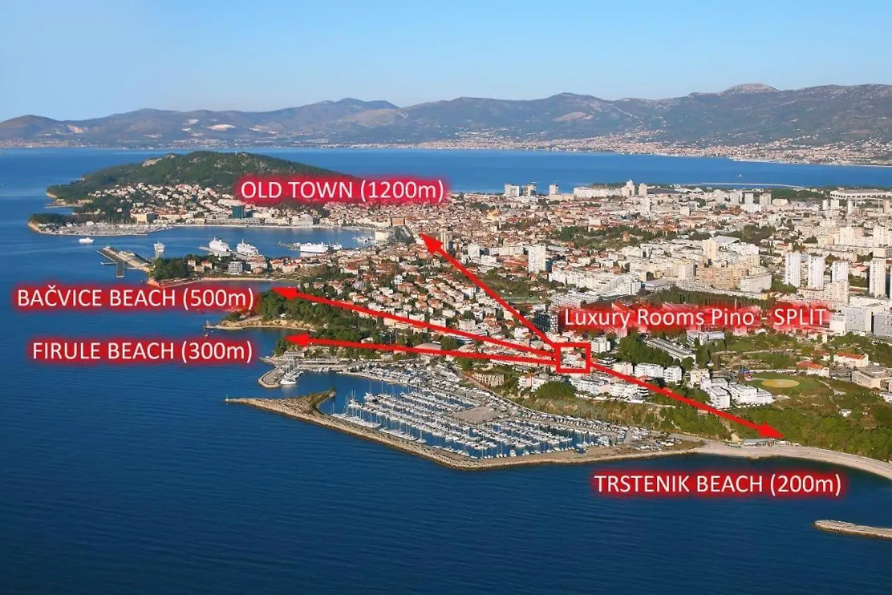 Pino Luxury Rooms And Apartment Split Penzion